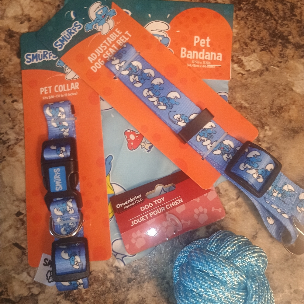 puppy bundle doggy bundle.Includes pet collar adjustable doggy seat belt pet - Picture 5 of 5